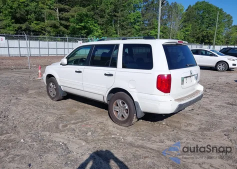 2005 Honda Pilot Ex-L z USA, uszkodzony, nr VIN 2HKYF187X5H555413